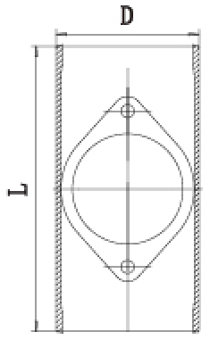 W型立管檢查口結(jié)構(gòu)圖